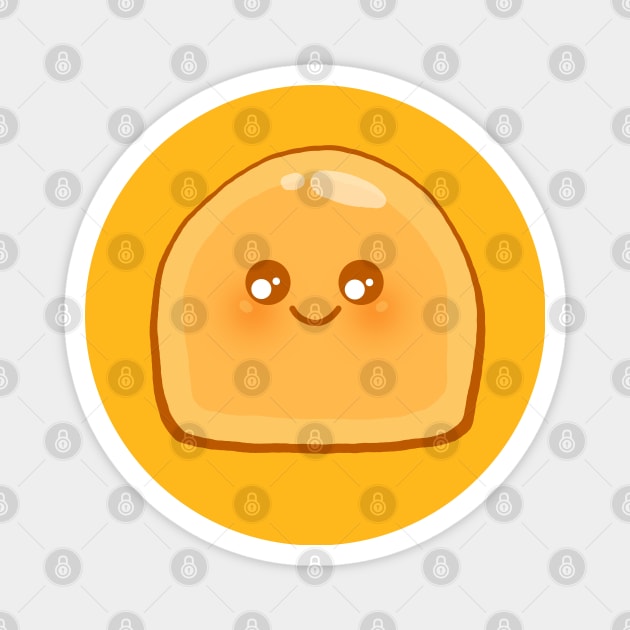 Cute Orange Slime Magnet by SlimeValleyGirl